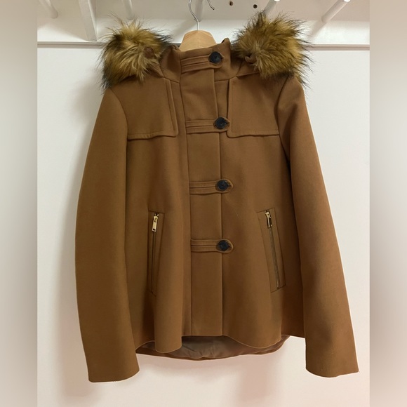 Faux fur lined Zara coat - Picture 2 of 5